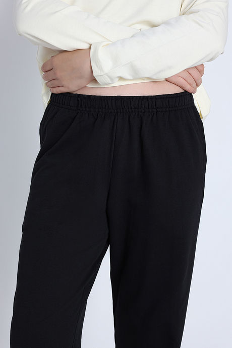 Zivame Knit Cotton Loungewear Set - Black beauty — image 8